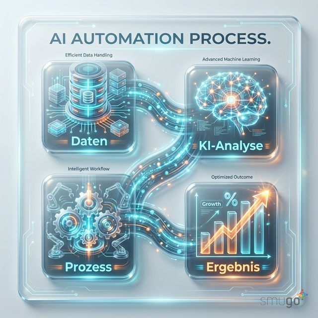Künstliche Intelligenz Automatisierungs-Prozess Flow